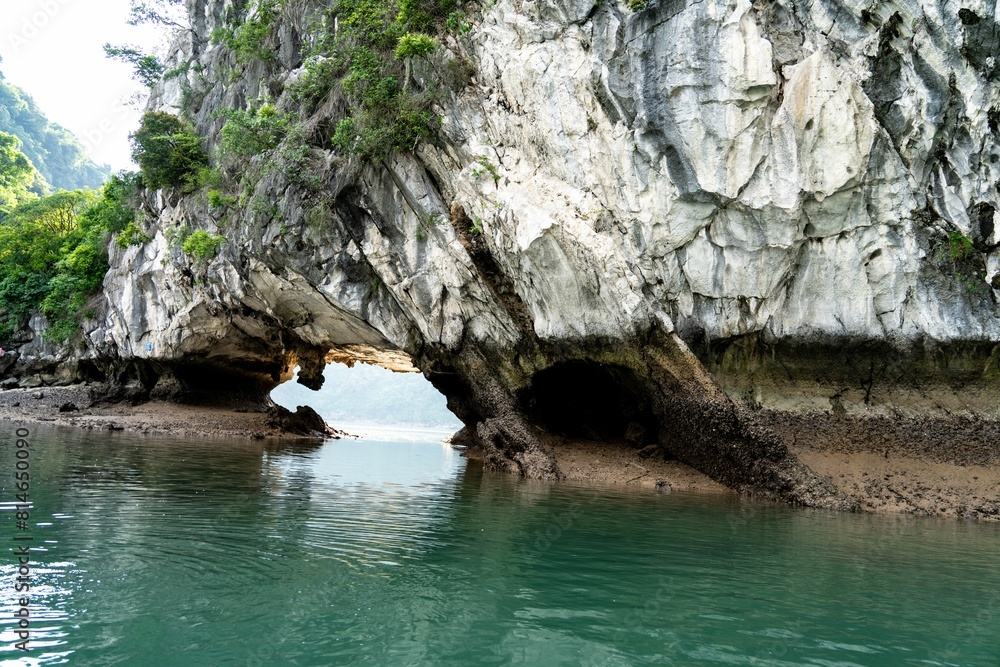 Dark Cave in Halong Bay, Vietnam Dark Cave in Halong Bay, Vietnam