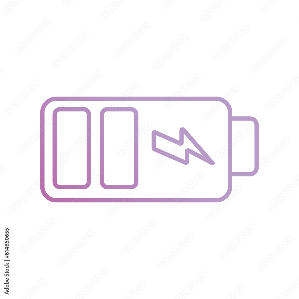 battery charge icon with white background vector stock illustration battery charge icon with white background vector stock illustration