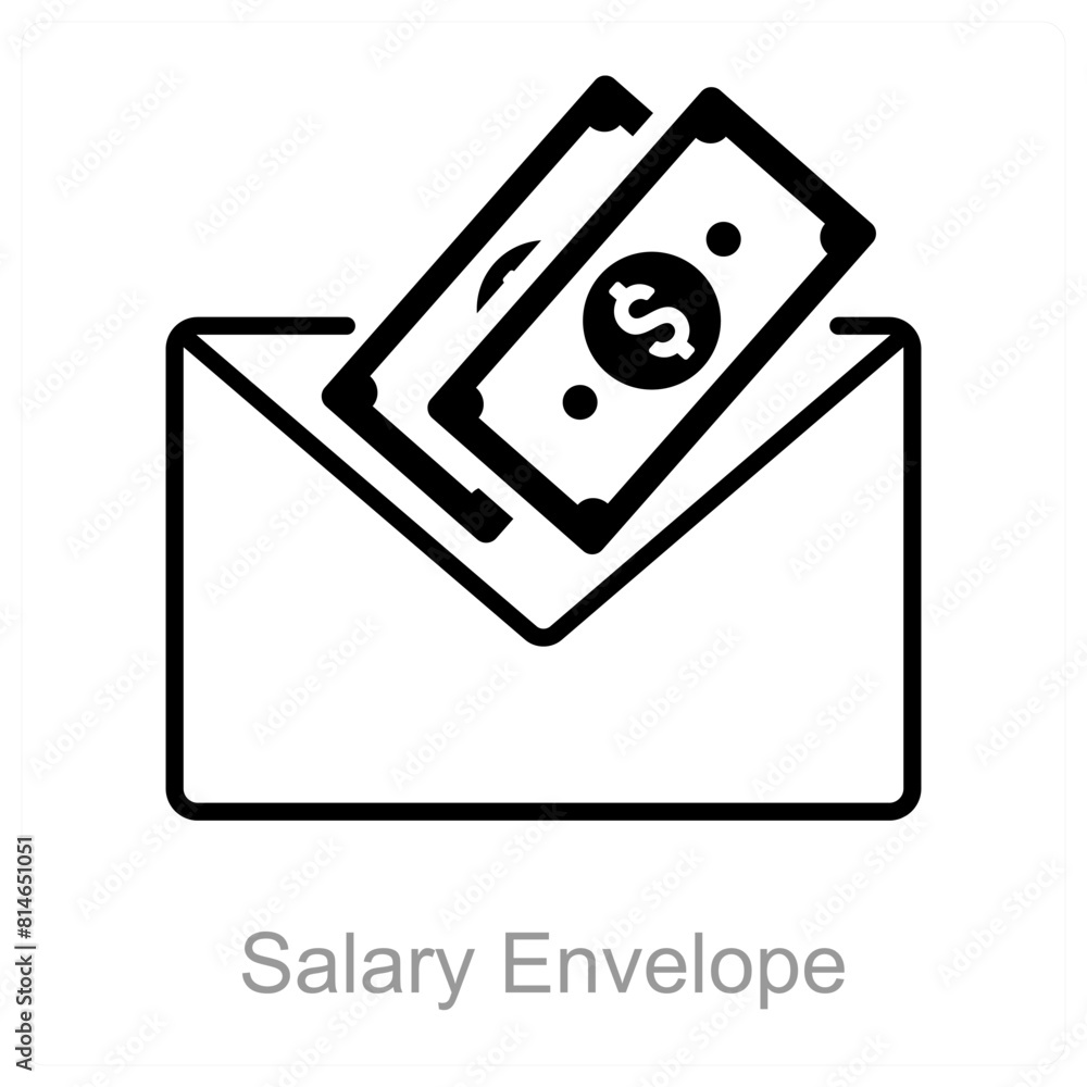 Obraz premium Salary Envelope