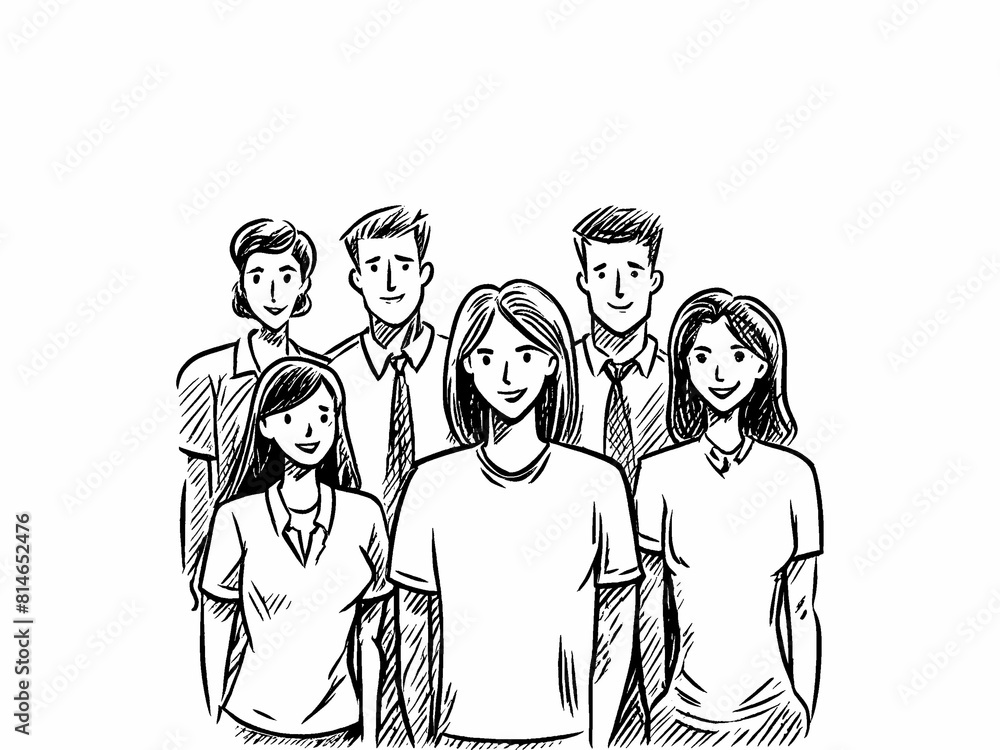 group of people standing group of people standing
