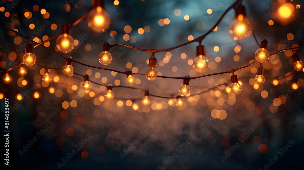 custom made wallpaper toronto digitalA background design featuring enchanting fairy lights, creating a magical and whimsical atmosphere perfect for celebrations and special occasions, Hand Edited Generative AI.