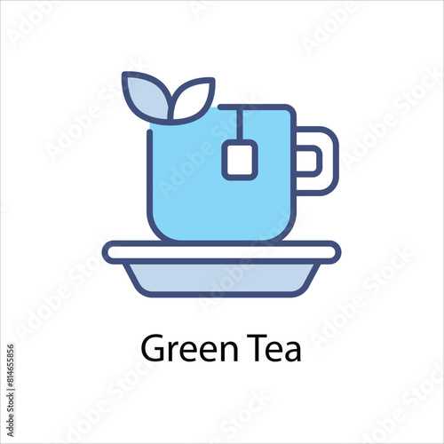 Green Tea Vector icon