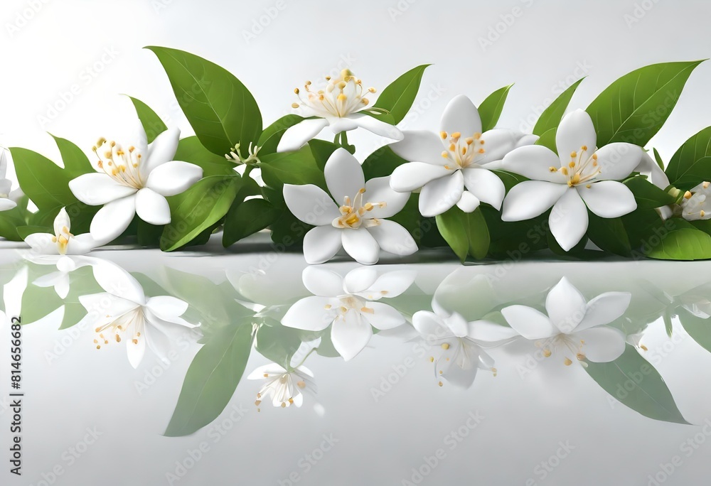 Fototapeta premium white flowers 