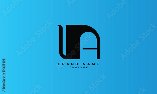 UAN, UNA, AUN, ANU, NAU, NUA, Abstract initial monogram letter alphabet logo design photo