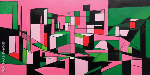 Art background, Cubo-Futuri...