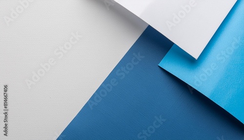 white and blue paper design background