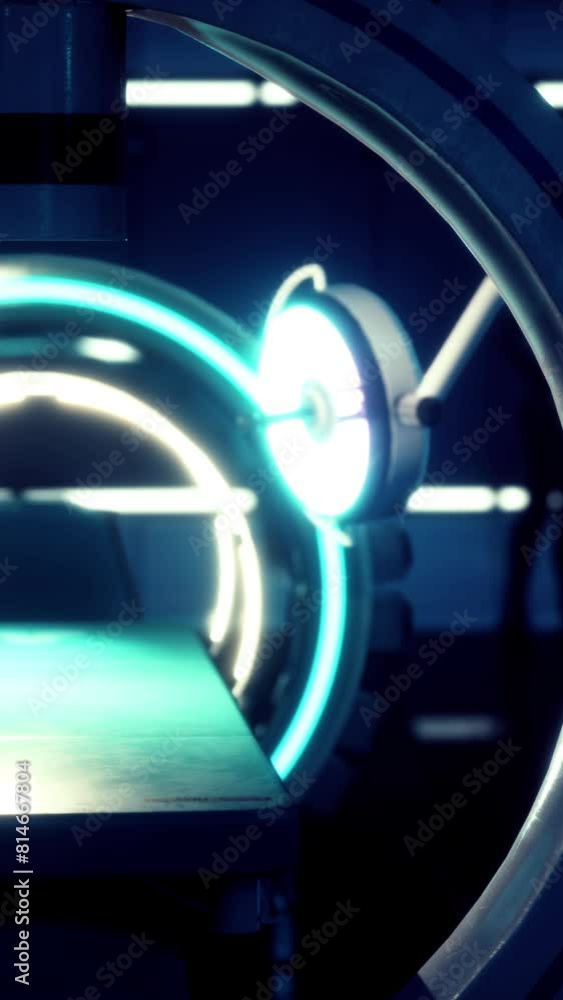 futuristic MRI Magnetic resonance laboratory futuristic MRI Magnetic resonance laboratory