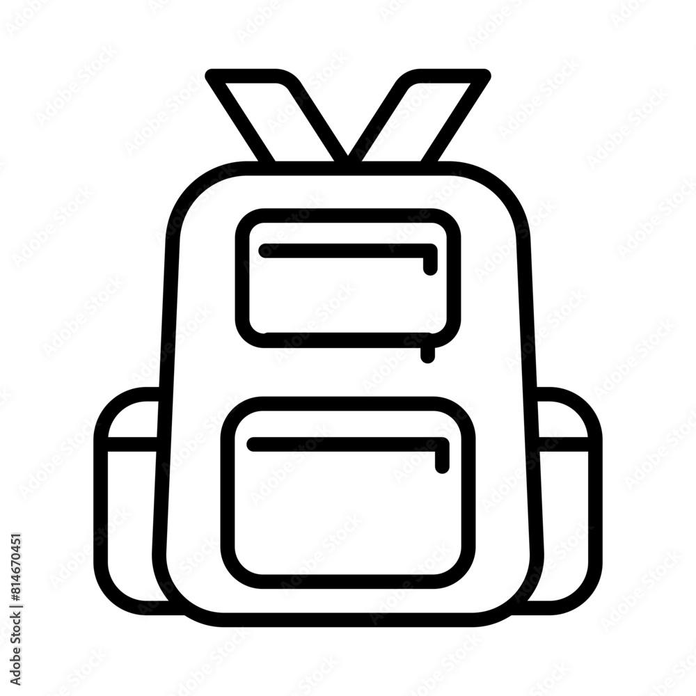 Obraz premium School bag icon