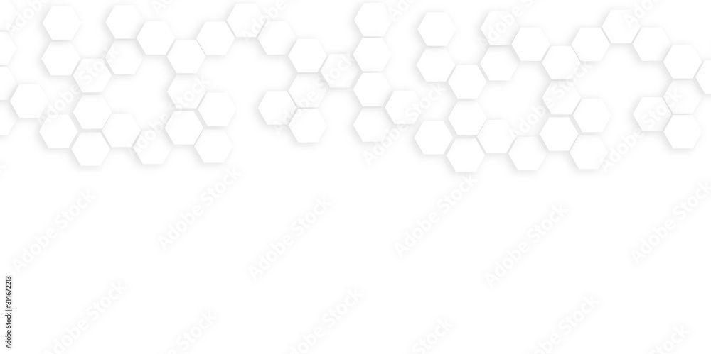 hexagon concept design abstract technology background. Molecule structure abstract tech background. Medical design. white hexagon background. hexagon concept design abstract technology background. Molecule structure abstract tech background. Medical design. white hexagon background.