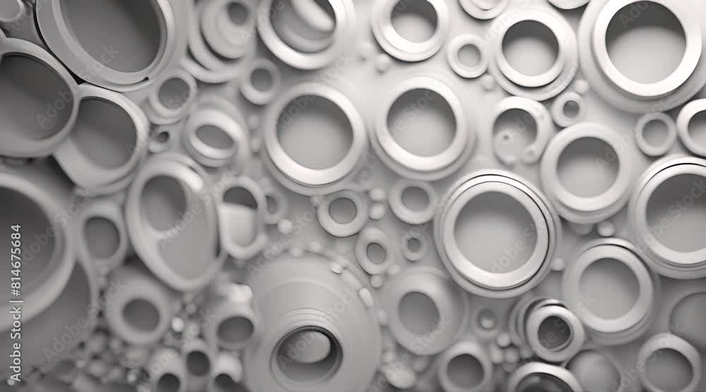 A close-up view of a pile of white circles with a textured background. A close-up view of a pile of white circles with a textured background.