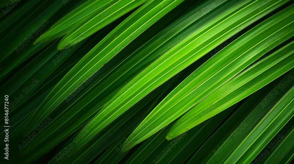 Striped of palm leaf, Abstract green texture background Striped of palm leaf, Abstract green texture background