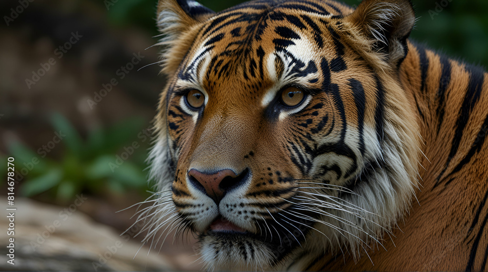 Head of Sumatran tiger, Generative.AI Head of Sumatran tiger, Generative.AI