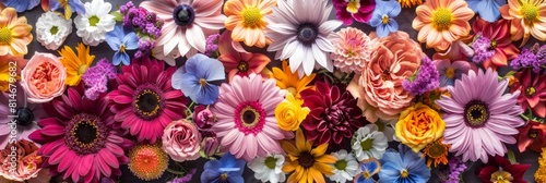 Flower background. A background from cultivated flowers
