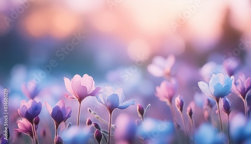a blurry and soft background mixed with blue pink and purple generative ai © Ashleigh