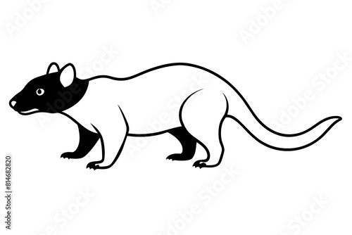 tasmanian devil cartoon vector illustration