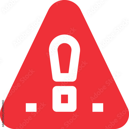 warning logo design vector