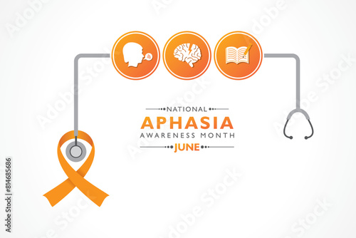 National Aphasia Awareness Month observed in June every year. it is a disorder that affects how you communicate