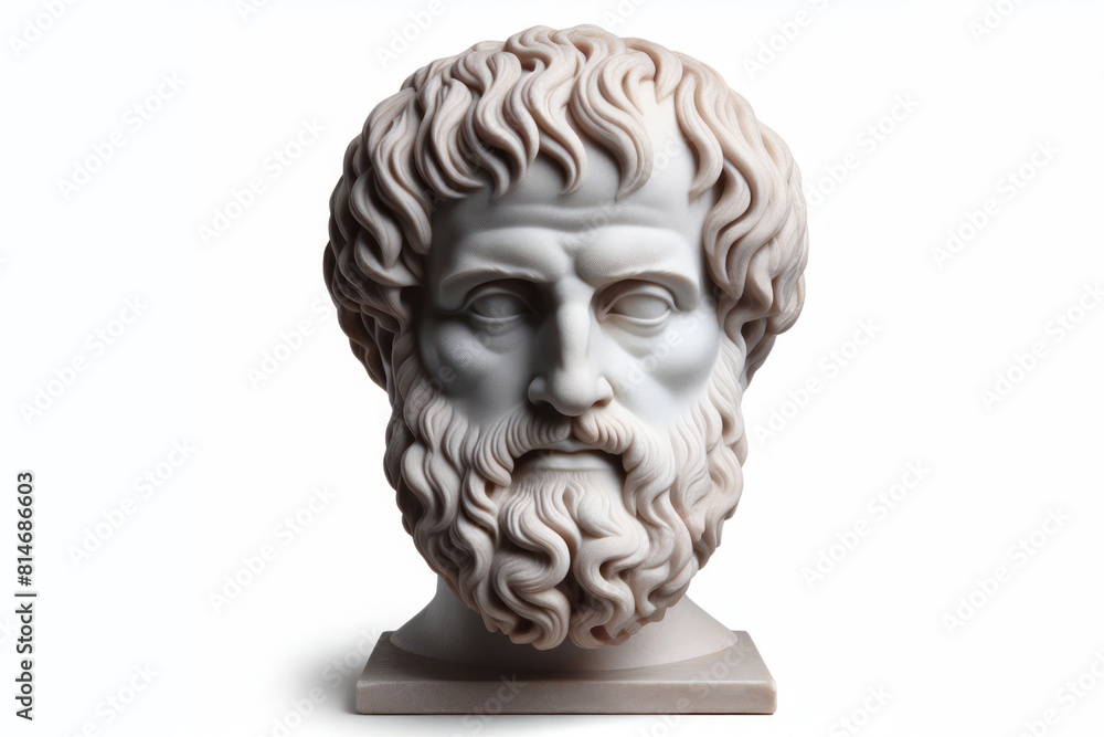 Bust of Aristotle, philosopher of Ancient Greece