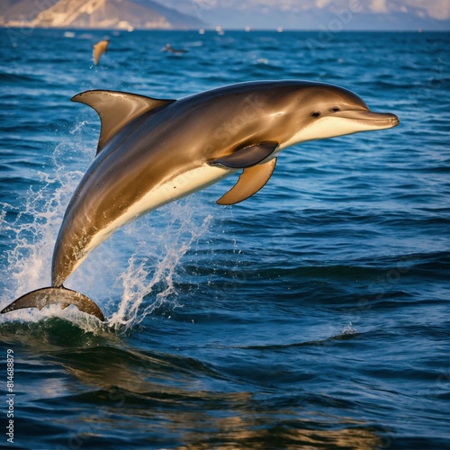 dolphin jumping out of water