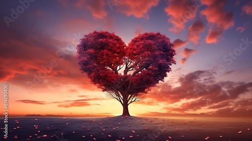 heart shaped tree