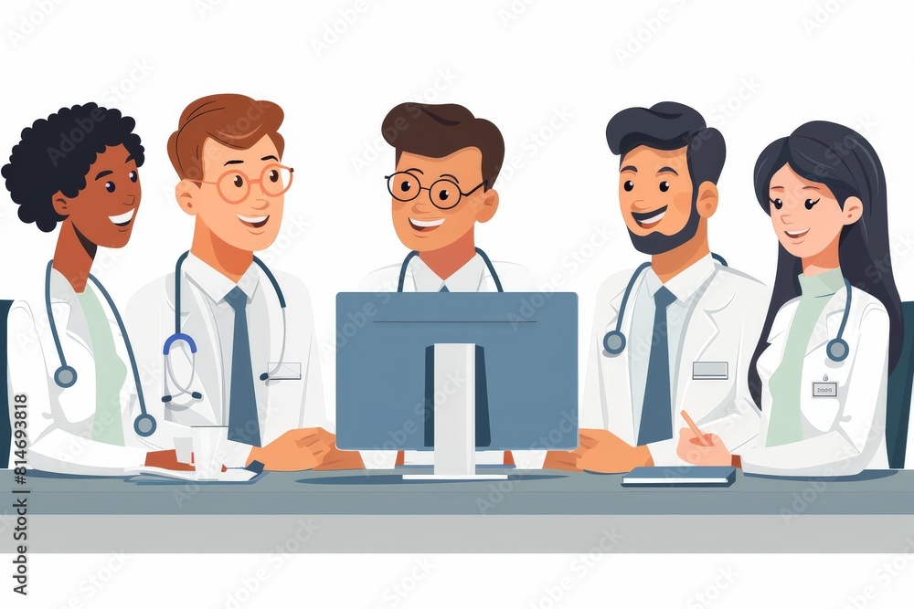 Diverse Medical Team Discussing Patient Care Diverse Medical Team Discussing Patient Care