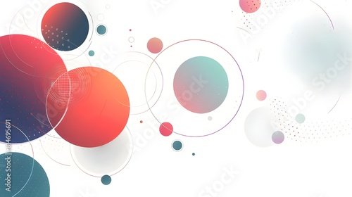 illustration of a colorful balloons