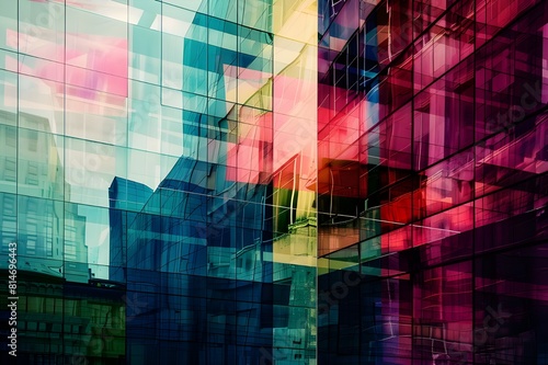 abstract background with squares