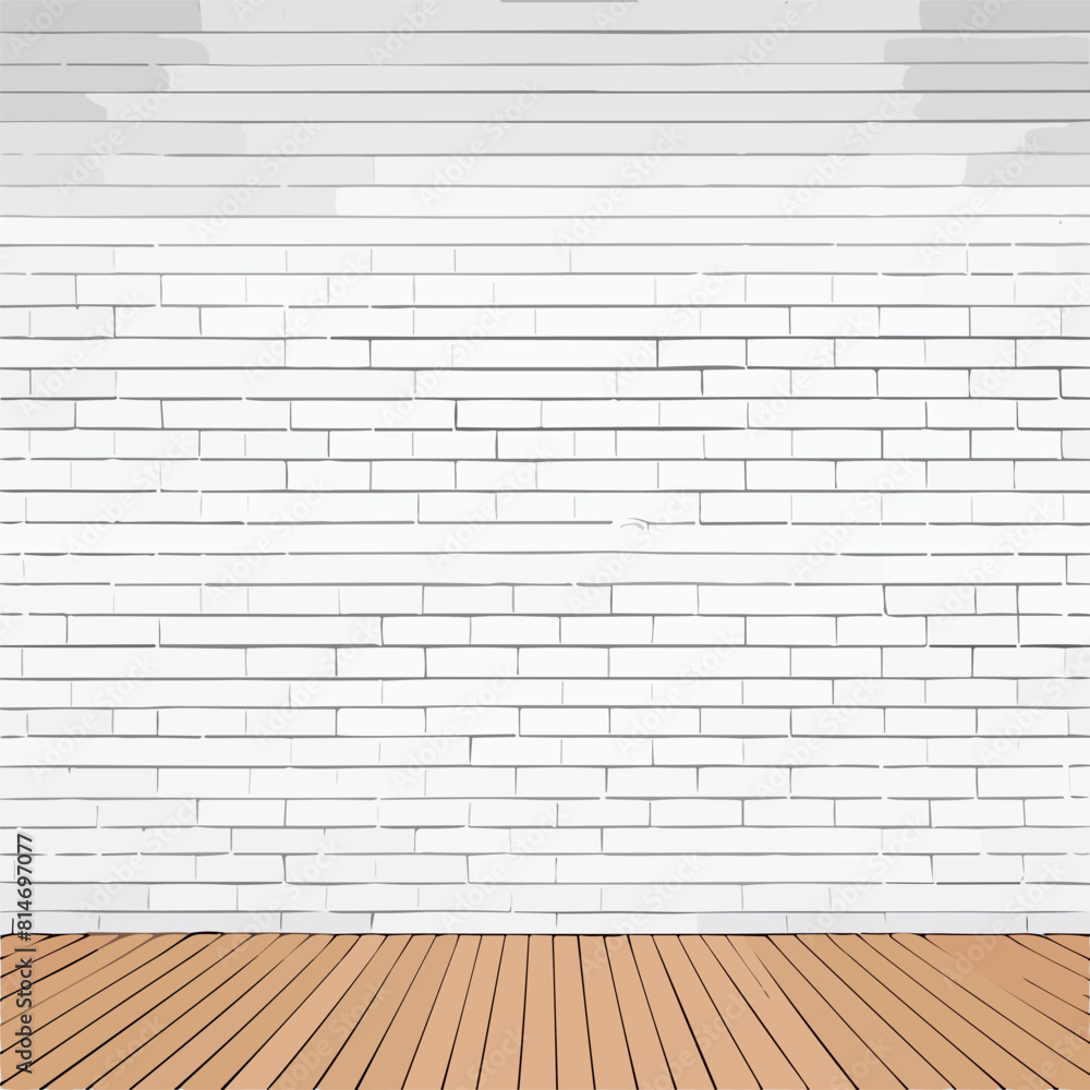 White brick wall texture seamless vector illustration. White brick wall texture seamless vector illustration.