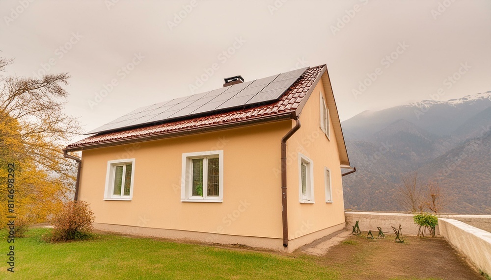 Sunset Haven: Embracing Sustainable Living with Solar Panels house, roof, architecture, building, sky, window, home, solar, Sunset Haven: Embracing Sustainable Living with Solar Panels house, roof, architecture, building, sky, window, home, solar,