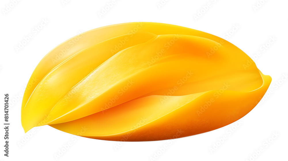 A sliced mango with a transparent background. A sliced mango with a transparent background.