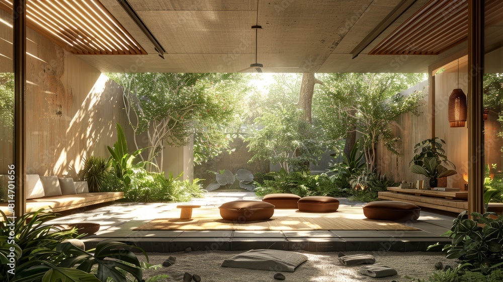 Fototapeta premium beautiful and peaceful living space