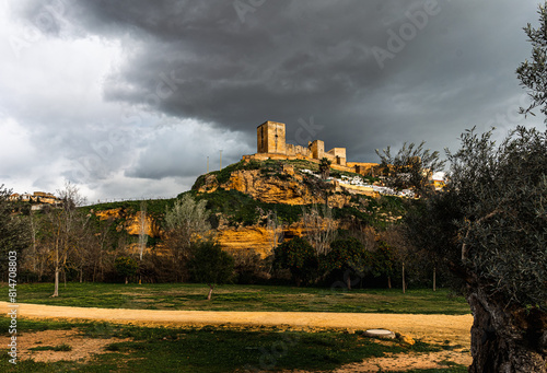 Dramatic Skies Over Alcalá de Guadaíra Castle, Sevilla photo