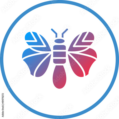 Vector Design Butterfly Icon Style photo