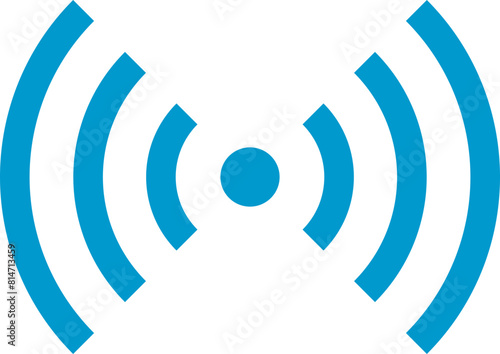 Wi Fi symbol signal connection. Vector wireless internet technology sign. Wifi network communication icon. (ID: 814713459)