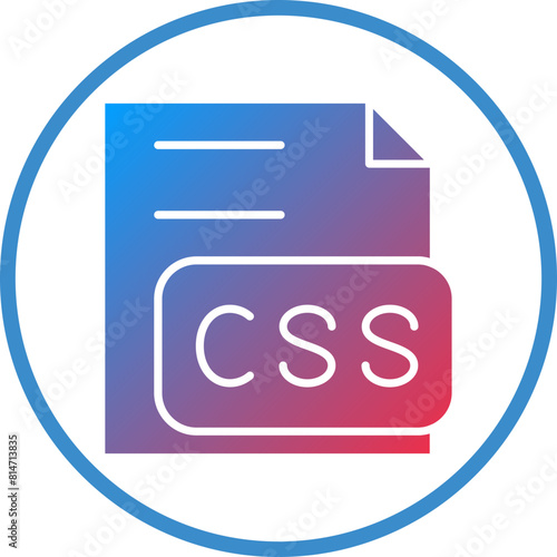 Vector Design CSS File Icon Style