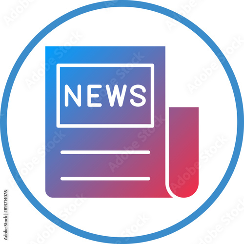 Vector Design News Banner Icon Style