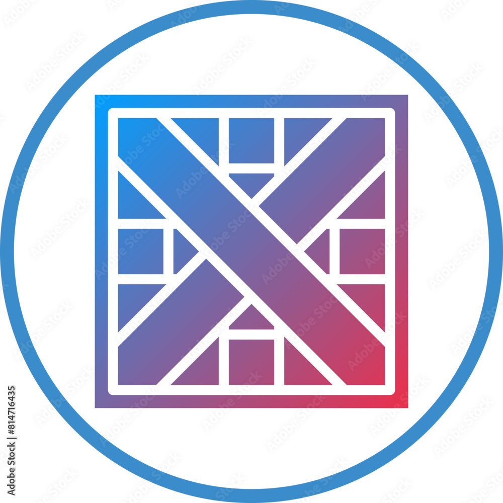 Vector Design Wooden Box Icon Style Vector Design Wooden Box Icon Style
