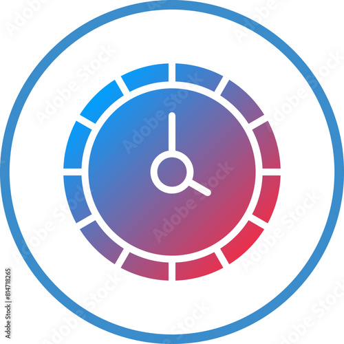 Vector Design Clock Icon Style