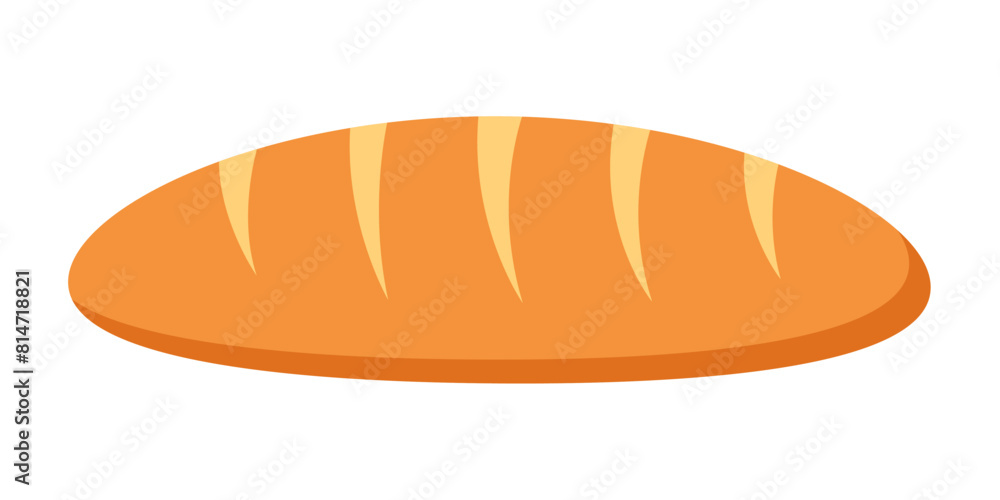 Vector illustration of loaf of bread on transparent background Vector illustration of loaf of bread on transparent background
