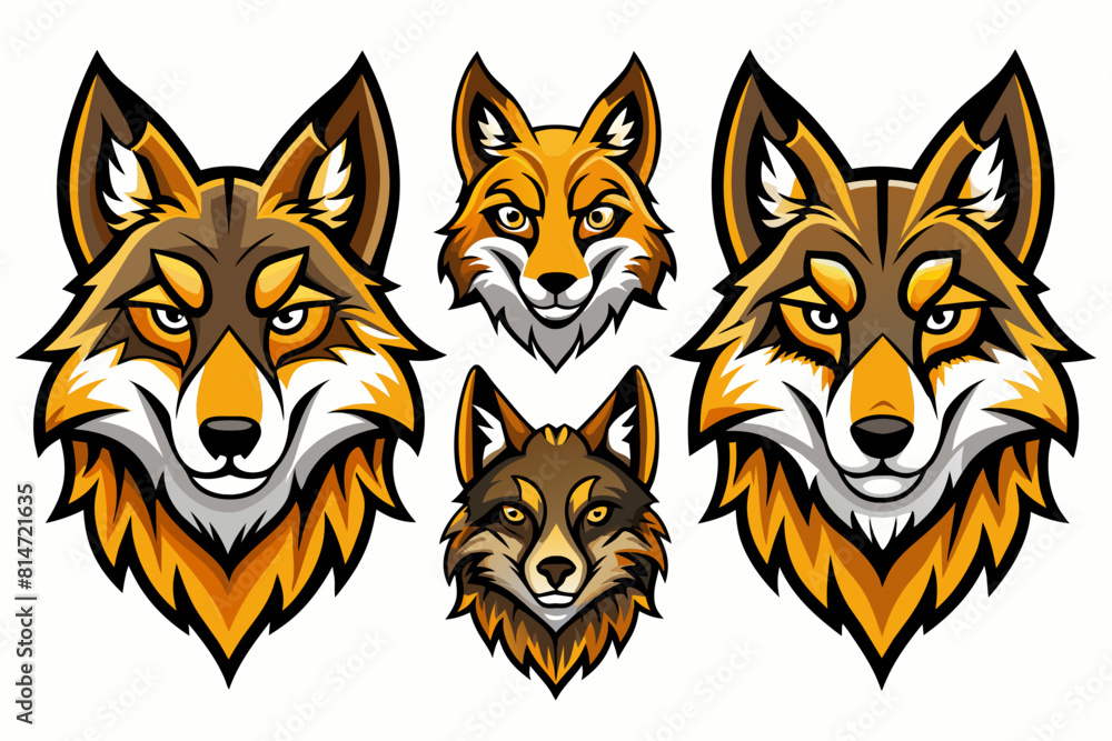 coyote cartoon vector illustration coyote cartoon vector illustration