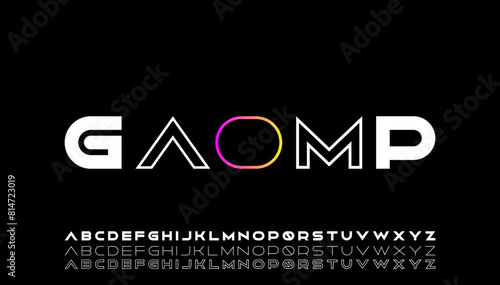  capital alphabet letter logo design photo
