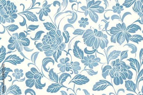 Intricate and Engaging Wallpaper Pattern Offering a Variety of Unique and Captivating Elements