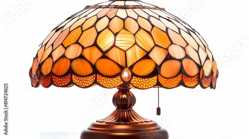 Table Lamp: Provides additional lighting often placed on nightstands. photo