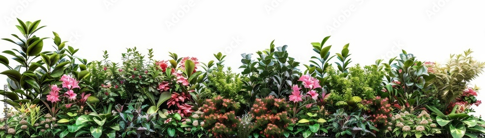 A beautiful garden full of various plants and flowers A beautiful garden full of various plants and flowers