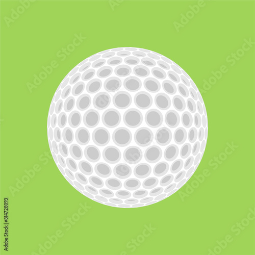 golf ball vector illustration blocking ball 