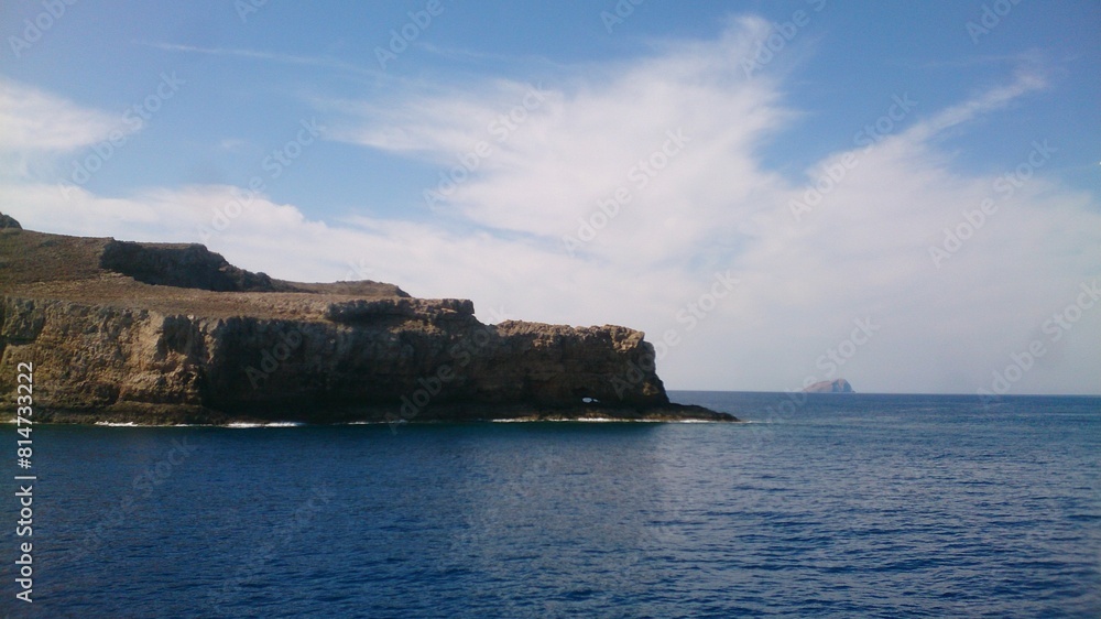Discovery of the landscapes of Crete, an island in Greece, in summer Discovery of the landscapes of Crete, an island in Greece, in summer