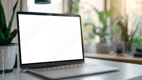 Wallpaper Mural A professional workspace, featuring a laptop, a cup of coffee, and various office supplies Torontodigital.ca