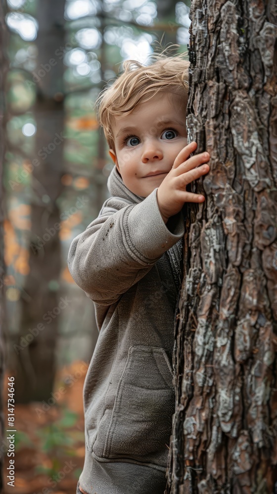 Capture the joy of a young boy as he explores the wonders of nature Capture the joy of a young boy as he explores the wonders of nature