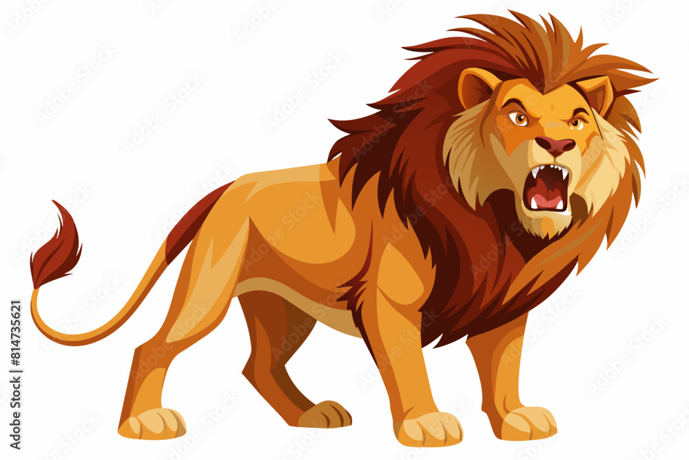 lion cartoon vector illustration lion cartoon vector illustration