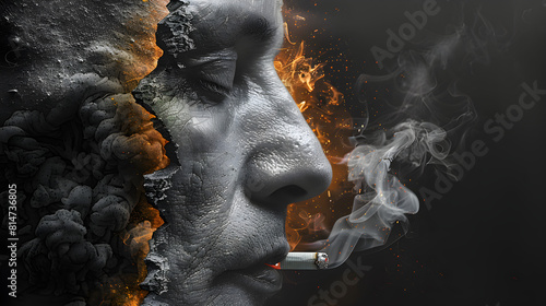 World No-Tobacco Day, Generative Ai photo